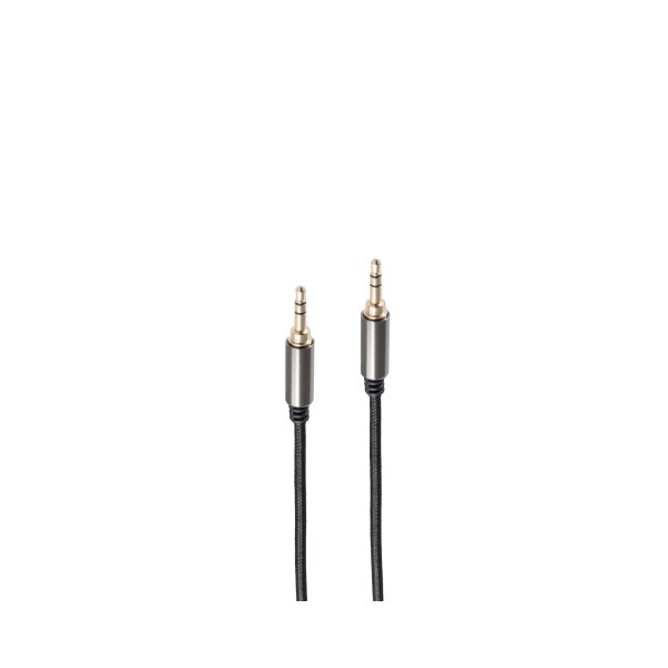 shiverpeaks®--Audio Klinkenkabel, 2x 3,5mm Stecker, stereo, 0,5m