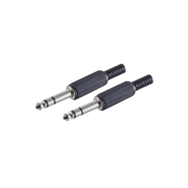 shiverpeaks®--Klinkenstecker Stereo 6,3mm--VE2