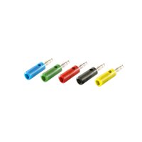 shiverpeaks®--Bananenstecker-Set, 5 teilig, blau,...