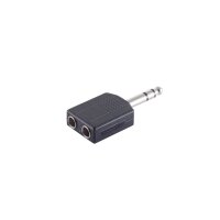 shiverpeaks®--Adapter, Klinkenstecker Stereo 6,3mm...