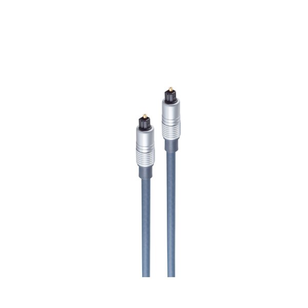 shiverpeaks®--Lichtwellenleiterkabel 6,0mm, Toslink-Stecker auf Toslink-Stecker, 0,5m