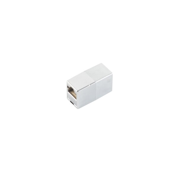 shiverpeaks®--Modular-IN-line Adapter- RJ45 Kupplung - RJ45 Kupplung, 8/8, ungeschirmt, metallisiert