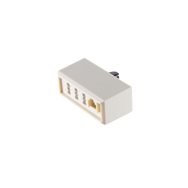 shiverpeaks®--Festadapter, TAE F-Stecker auf NFN und Western-Kupplung 6/4