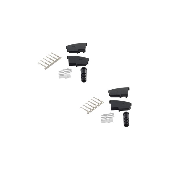 shiverpeaks®--2x Telefon TAE N-Stecker, unmontiert, Bausatz