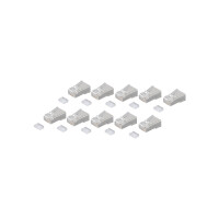 shiverpeaks®--Netzwerk Modularstecker-RJ45, 8/8, geschirmt, 50µ, mit Einführhilfe, cat. 6a---VE-10