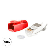 shiverpeaks®--Netzwerk Modular Stecker RJ45 SET...