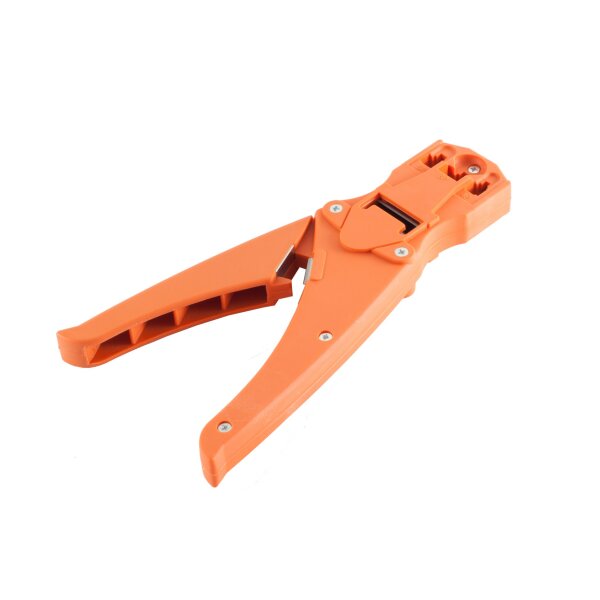 shiverpeaks®--Modular-Crimpzange für 8/8, 6/6 und 4/4 Western-Stecker, UNIVERSAL--orange