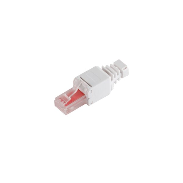 shiverpeaks®--cat. 6 Tool-less RJ45 Stecker mit Knickschutz ungeschirmt