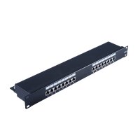 shiverpeaks®--cat 6 Patchpanel, geschirmt, 16 Ports