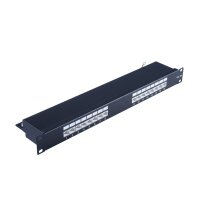 shiverpeaks®--cat 6A 19" 1HE-Patchpanel, 500 MHz...