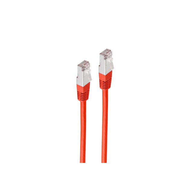 shiverpeaks®--Patchkabel Netzwerkkabel, cat. 5e, F/UTP, rot, 0,5m