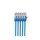 shiverpeaks®--Netzwerkkabel-RJ45 Patchkabel S/FTP,PIMF, Rohkabel CAT 7 Halogenfrei VE5, blau, 0,25m