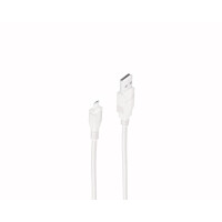 shiverpeaks®--USB-Micro Kabel, USB-A-Stecker auf USB-B MICRO Stecker, weiß, 0,5m