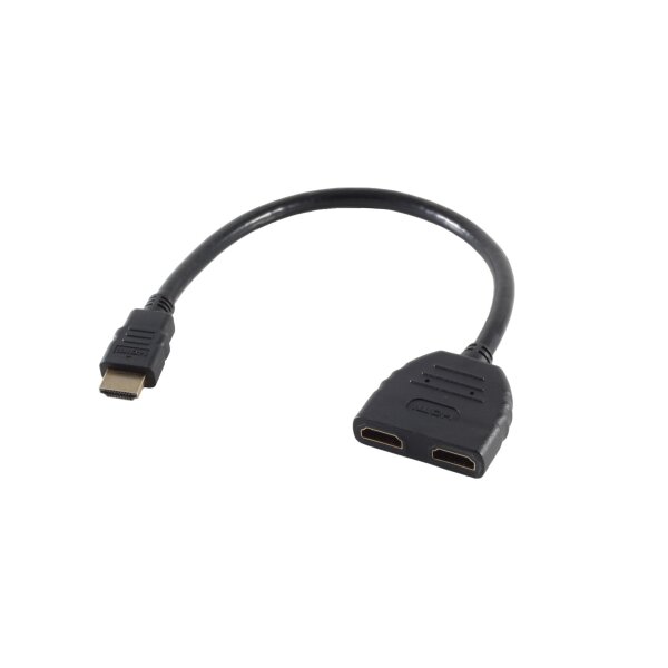 shiverpeaks®--Adapter, HDMI-Stecker auf 2 x HDMI-Kupplung, vergoldete Kontakte