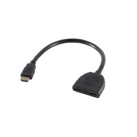 shiverpeaks®--Adapter, HDMI-Stecker auf 2 x...