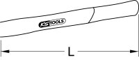 Ersatzstiel, Hickory, Rundkeil,260mm, Variante1