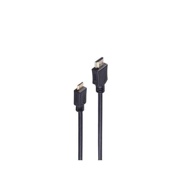 shiverpeaks®--HDMI Anschlusskabel, HDMI A-Stecker auf HDMI C-Stecker, ULTRA HD, HEAC, 1,5m