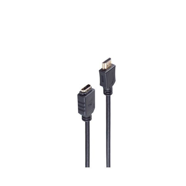 shiverpeaks®--HDMI Verlängerung-HDMI Stecker auf HDMI Kupplung, ULTRA HD, 0,25m