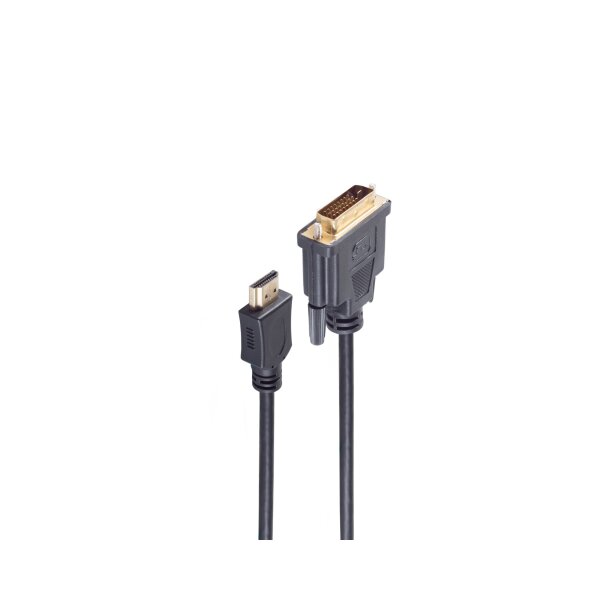 shiverpeaks®--HDMI-DVI Anschlusskabel, HDMI Stecker auf DVI-D (18+1) Stecker, 2,0m