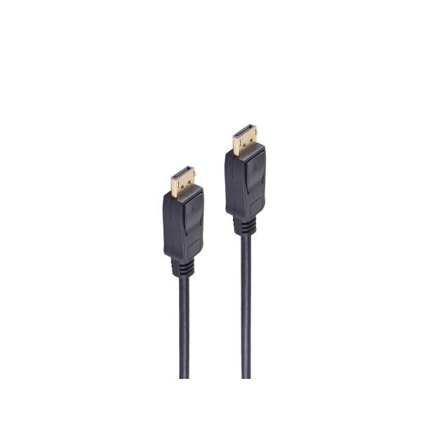 shiverpeaks®--Displayport Anschlusskabel, Displayport Stecker auf Displayport Stecker, 1m