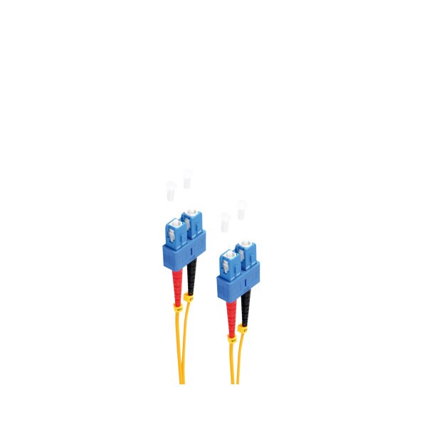 shiverpeaks®--Duplex Patchkabel SC/SC 9/125µ, OS1/OS2, gelb 1,0m