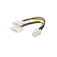 shiverpeaks®--Internes Stromkabel, 2x 5.25 Stecker...