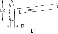 Vorschlaghammer, 3000g