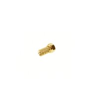 shiverpeaks®--F-Stecker 5,2, vergoldet, mit...