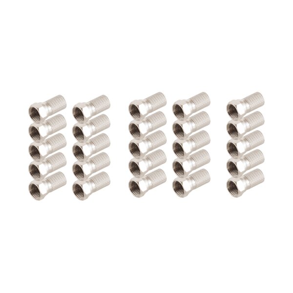 shiverpeaks®--F-Stecker 6,7 ---mit großer Mutter--VE25