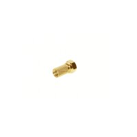 shiverpeaks®--F-Stecker 6,7, vergoldet, mit...