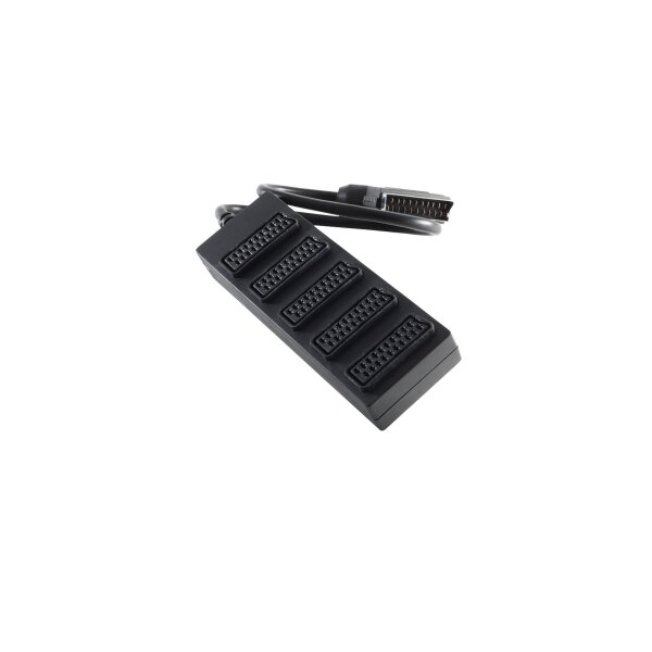 shiverpeaks®--Scart-Verteiler 5fach, Scart-Stecker auf 5 Scart-Kupplungen vollverschaltet, 0,5m