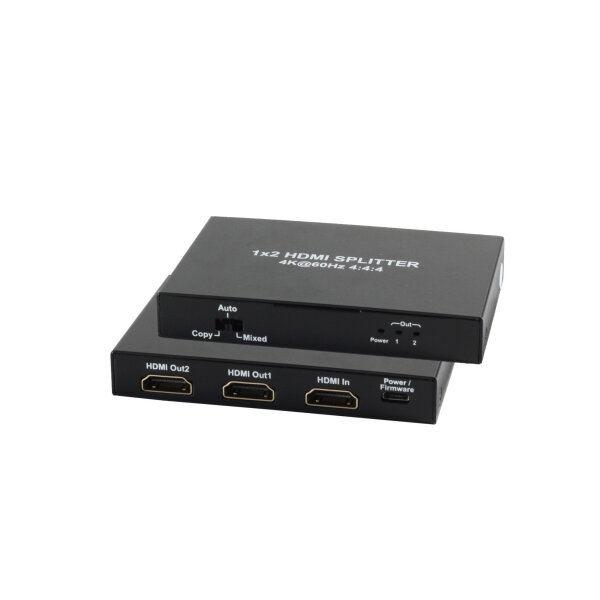 shiverpeaks®-PROFESSIONAL--HDMI Verteiler 1x IN 2x OUT, 4K2K 60Hz