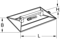 Reibebrett, rechteckig, 180x270mm