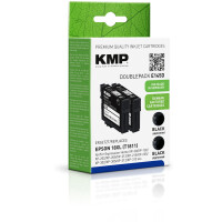 KMP Patrone Epson T1811 black Doppelp. 500 S. E145D remanufactured