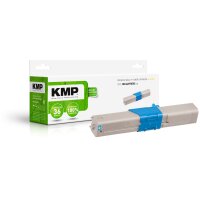 KMP Toner OKI 44973535 cyan 1500 S. O-T37 remanufactured