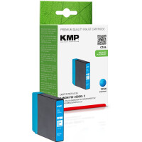 KMP Patrone Canon PGI2500XLC cyan pigm. 1755 S. C104...