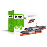 KMP Toner HP CE310A black Doppelp. 1200 S. H-T148D...