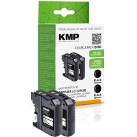 KMP Patrone Brother LC-227XL black Doppelp. 1200 S. B55D...