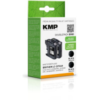 KMP Patrone Brother LC-227XL black Doppelp. 1200 S. B55D refilled