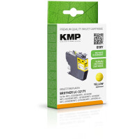 KMP Patrone Brother LC-3217Y yellow 550 S. B58Y refilled