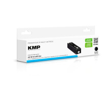 KMP Patrone HP NR.981X black pigm. 11000 S. Hybrid-Chip refilled