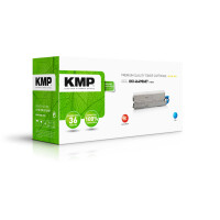 KMP Toner OKI 46490607 cyan 6000 S. O-T54X remanufactured