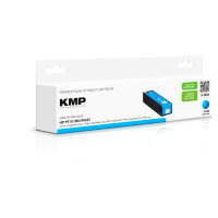 KMP Patrone HP 991X (M0J90AE) cyan pigm. 16.000 S. H185X remanufactured