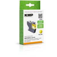 KMP Patrone Brother LC-3213Y yellow 400 S. B103 remanufact.