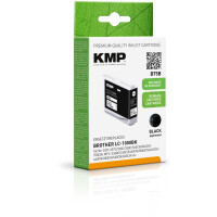 KMP Patrone Brother LC-1000Bk black 500 S. B75B remanufactured