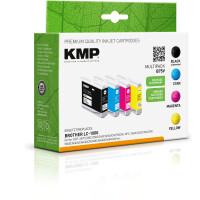 KMP Patrone Brother LC-1000VAL Multip. 400-500S. B75V