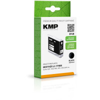 KMP Patrone Brother LC-970Bk black 350 S. B76B