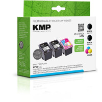 KMP Patrone HP HP301XL CH563EE Multipack BK/C/Y/M remanufactured