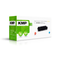 KMP Toner HP 415X W2031X 6000S cyan remanufactured