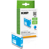 KMP Patrone Brother LC-1000C LC51C 400 S. cyan...